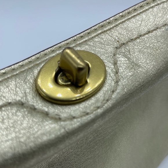 Coach Gold Wristlet - Picture 6 of 10